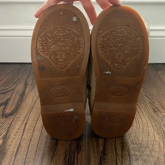 Ed Hardy Born Free Winter Boots Women's Size 5 American Eagle Fur Lined
